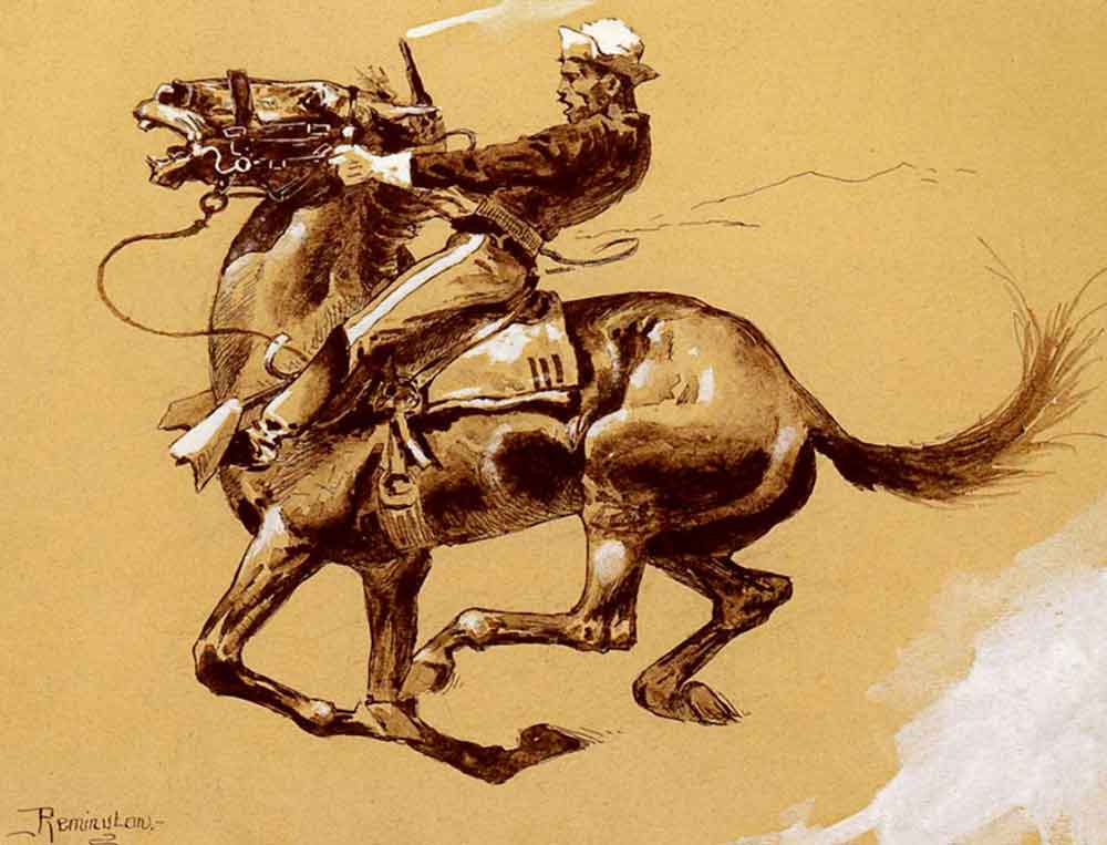 Ugly by Frederic Remington Ceramic Accent & Decor Tile FR2001AT