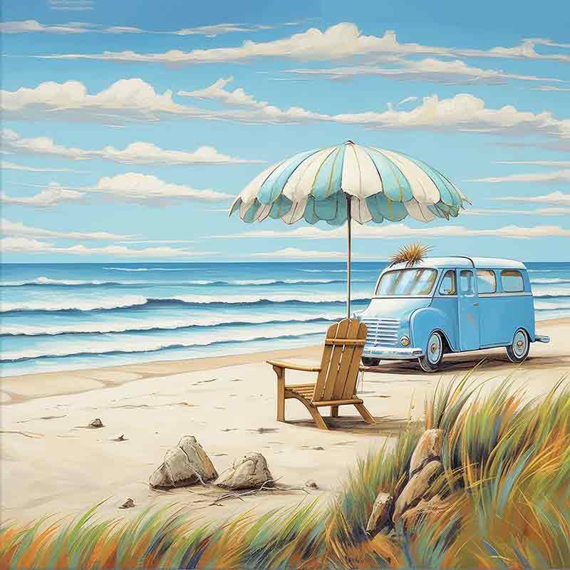 Eternal Sunshine - Coastal Embrace 307 by Irena Orlov Ceramic Accent & Decor Tile OB-ORL24579-343AT
