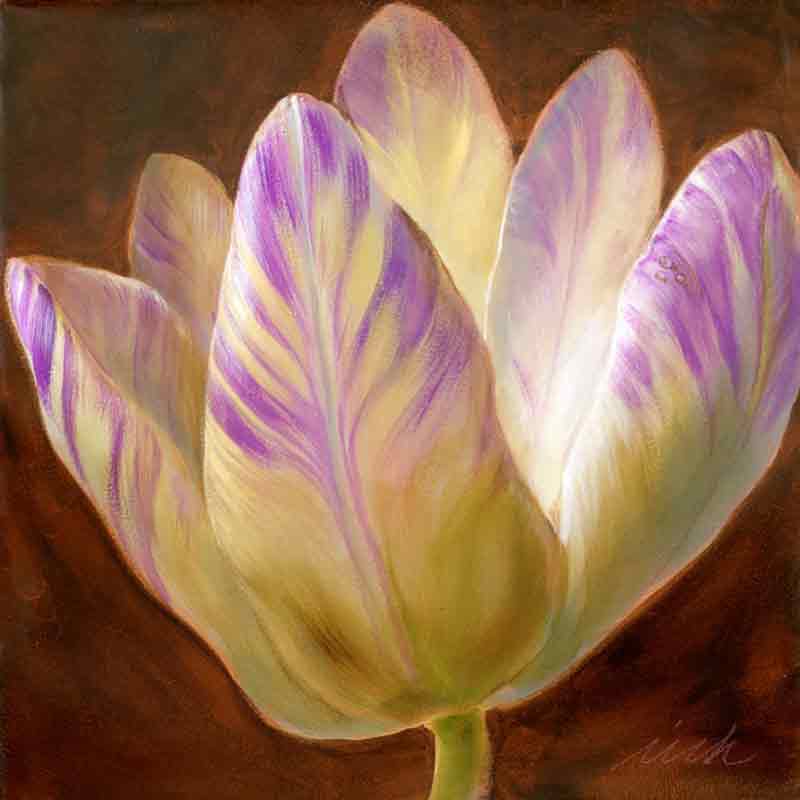 Spring Tulip II by Wilder Rich Ceramic Accent & Decor Tile OB-WR1349AT