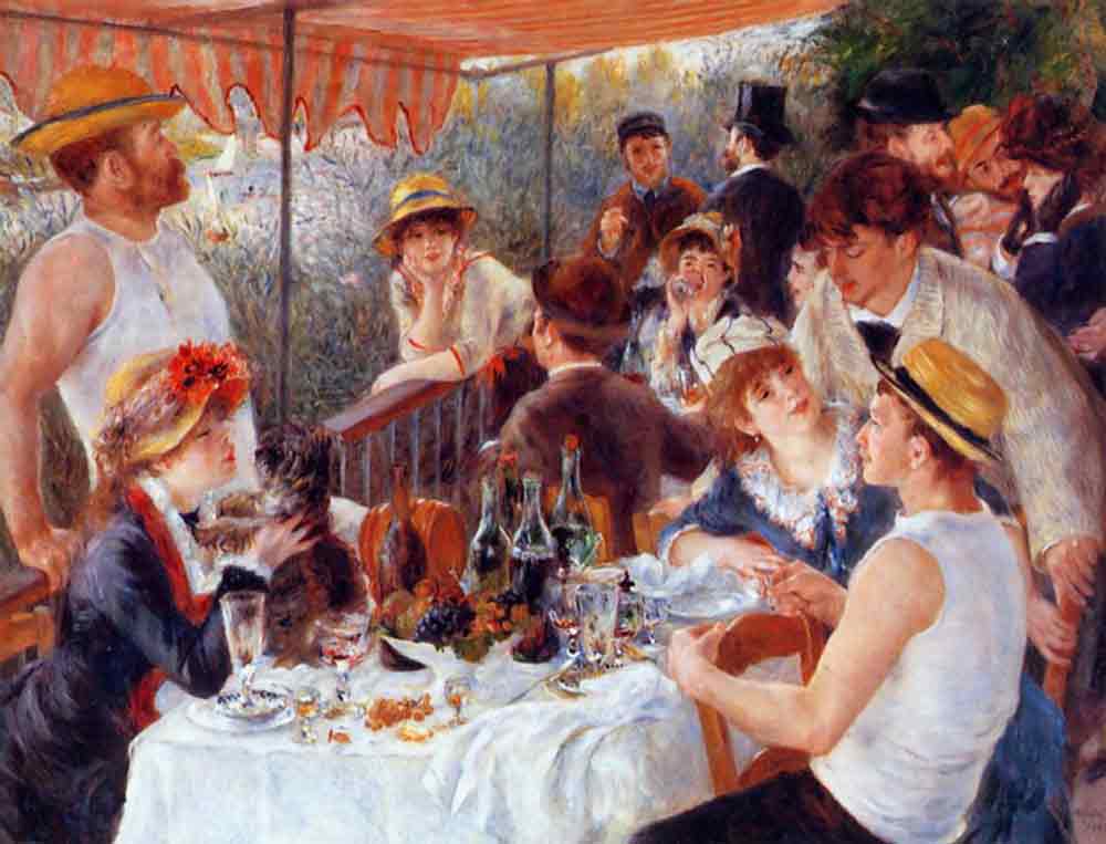 Luncheon of the Boating Party by Pierre Auguste Renoir Ceramic Accent & Decor Tile PAR010AT