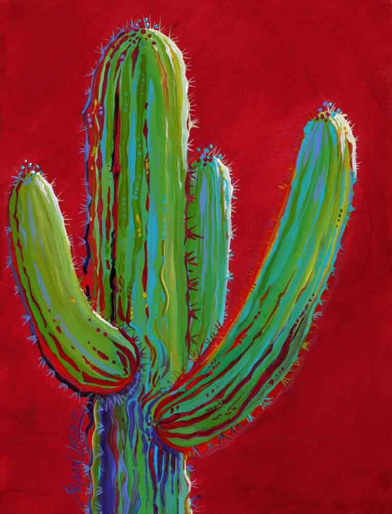 Arizona Beauty by Susan Libby Ceramic Accent & Decor Tile SLA040AT