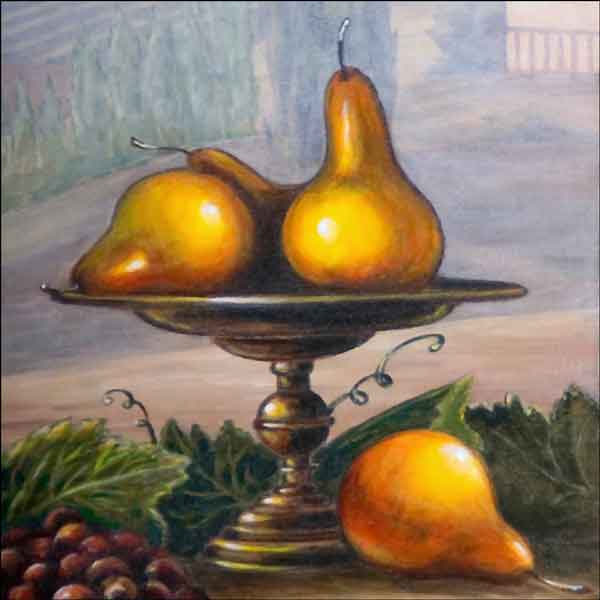 Pear by Angelica Di Chiara Ceramic Accent & Decor Tile ADCH018AT