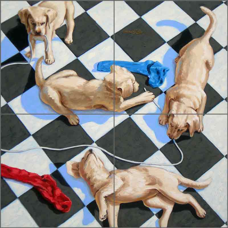 Play Time by Beaman Cole Ceramic Tile Mural - BCA025