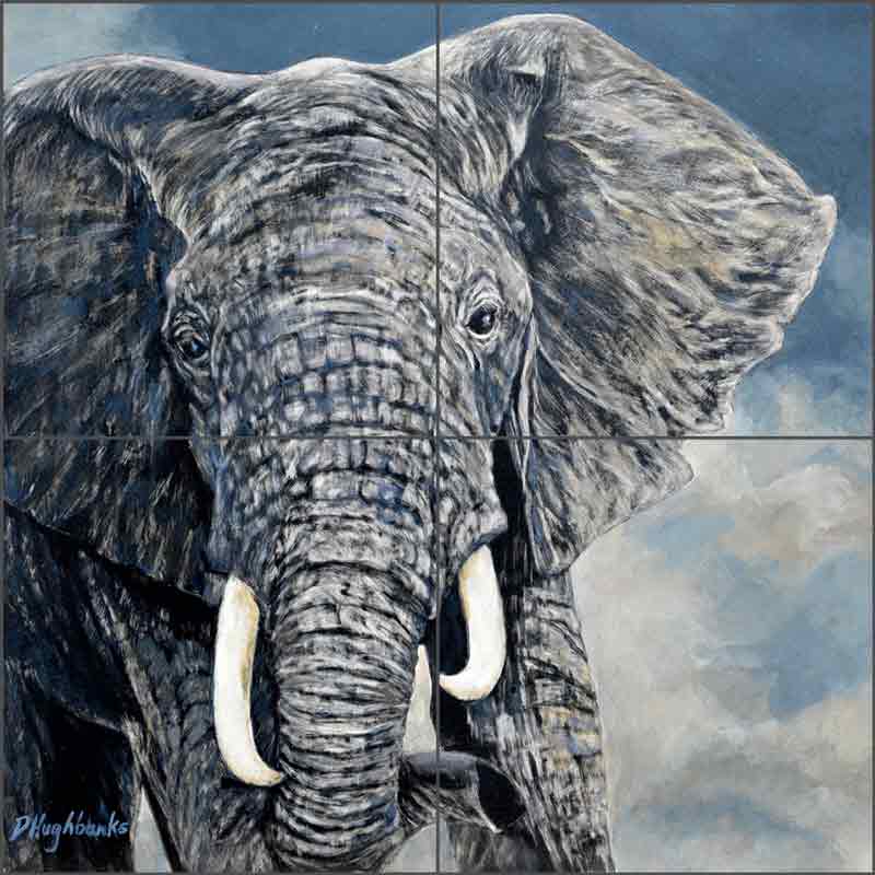 Out of Serengeti by Debbie Hughbanks Ceramic Tile Mural - DHA054
