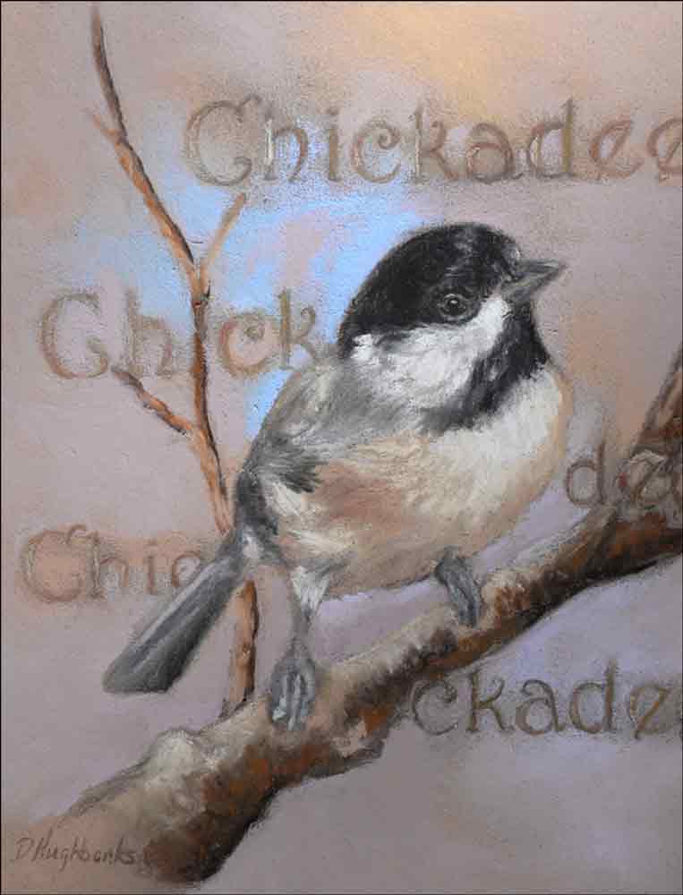 Chickadee by Debbie Hughbanks Ceramic Accent & Decor Tile DHA061AT