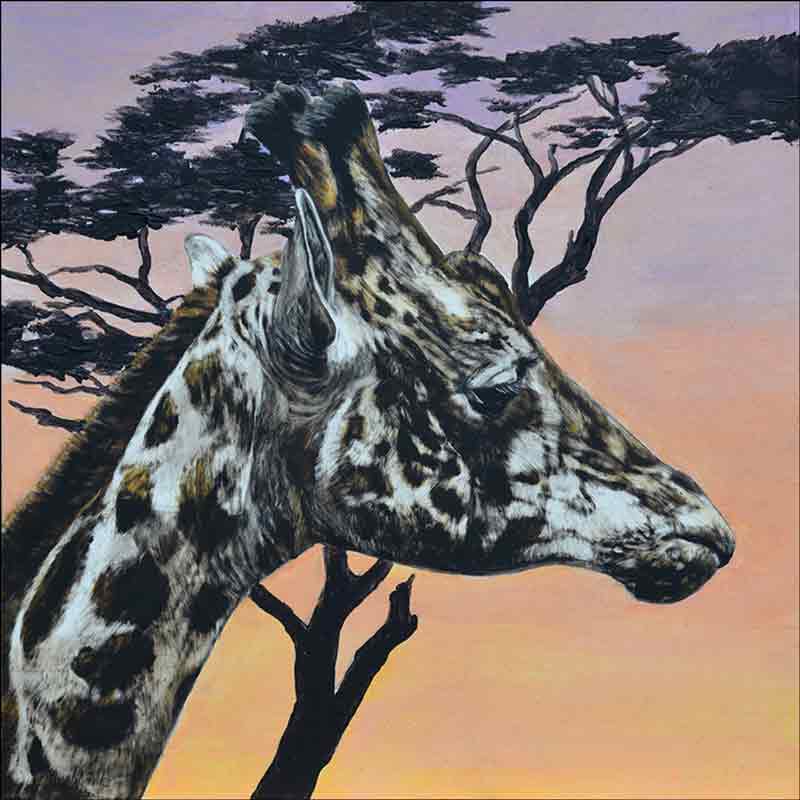 Out of Africa by Debbie Hughbanks Ceramic Accent & Decor Tile DHA069AT
