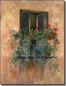 Martinelli Tuscan Balcony Ceramic Accent Tile 6" x 8" - FMA003AT