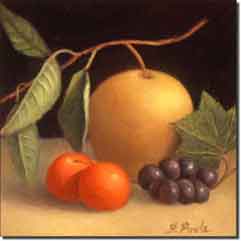 Poole Fruit Ceramic Accent Tile 4.25" x 4.25" - FPA008AT