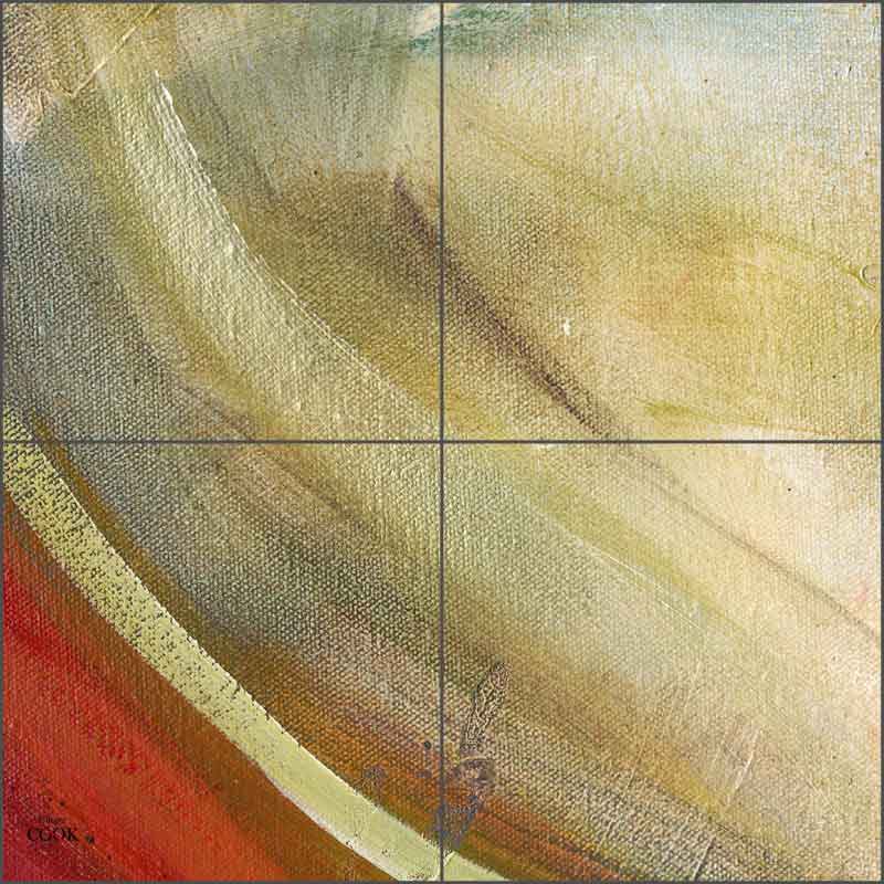 Abstract 4 by Ginger Cook Ceramic Tile Mural - GCS070
