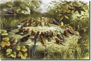 Doyle Fairy Fantasy Ceramic Tile Mural 25.5" x 17" - GFP021