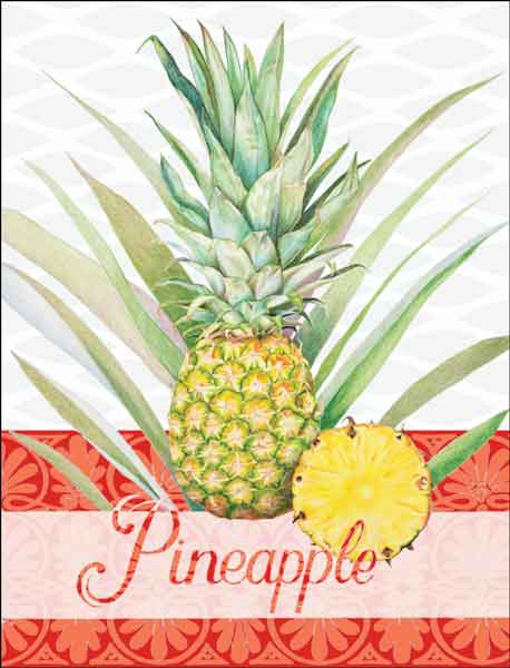 Pineapple by Joan Chamberlain Accent & Decor Tile - JC5-002AT