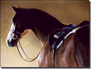 Crawford Equine Horse Ceramic Accent Tile 8" x 6" - JCA017AT