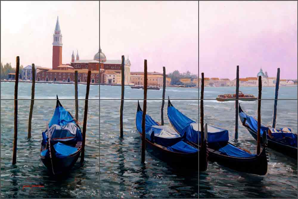 Venice by Jack White Ceramic Tile Mural JWA026