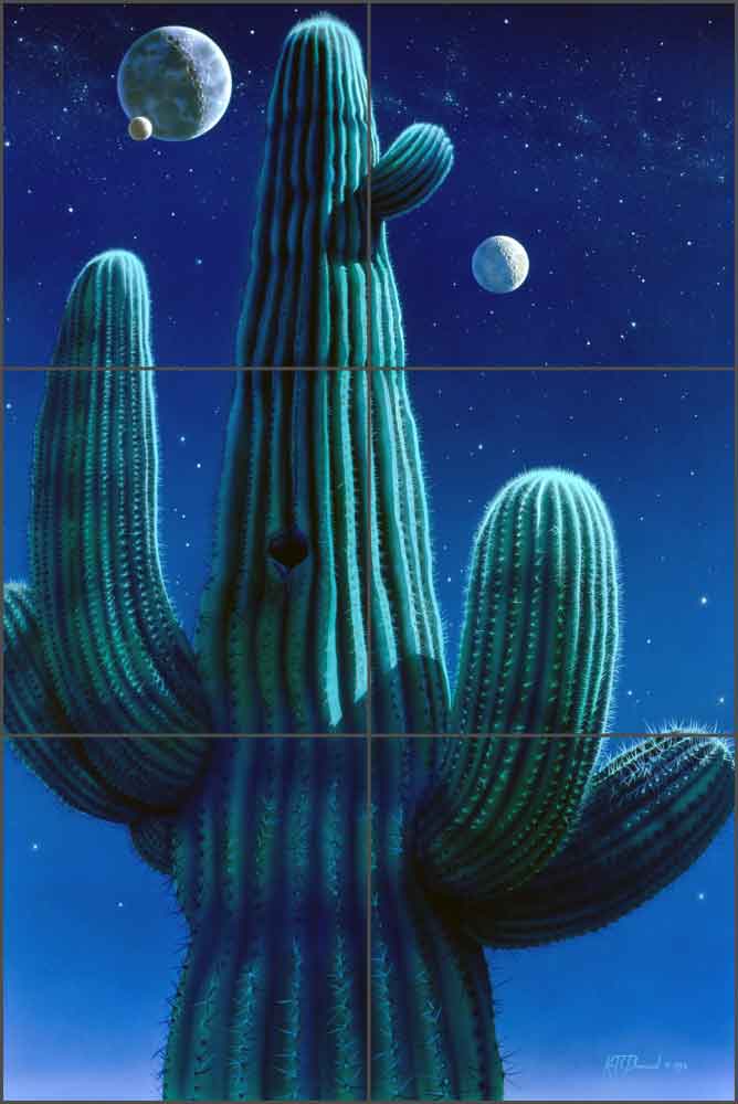 Desert Dreams by Kurt Burmann Ceramic Tile Mural - KB006