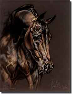 McElroy Horse Equine Ceramic Accent Tile 6" x 8" - KMA040AT