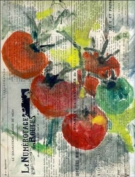 Roberto Tomato Fruit Ceramic Accent & Decor Tile - LRA011AT