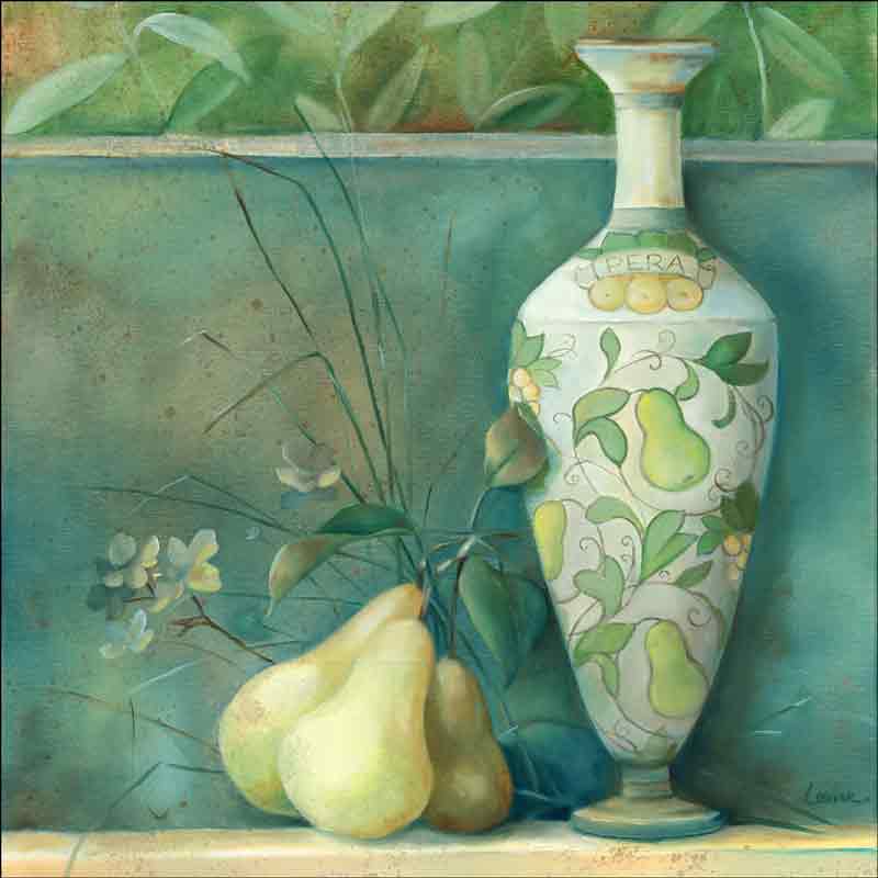 Tuscan Pears by Louise Montillio Ceramic Accent & Decor Tile OB-LM55aAT
