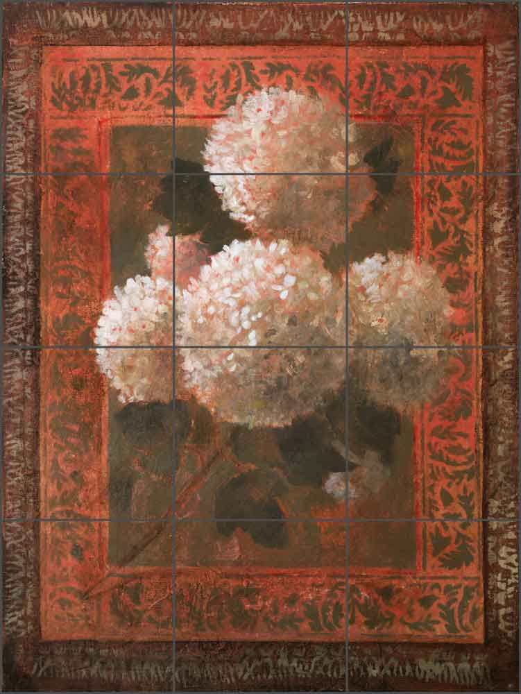 Snowball Tapestry by Wilder Rich Ceramic Tile Mural - OB-WR823