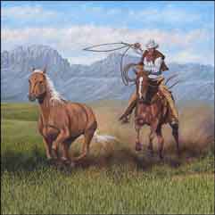 Back to the Herd by Ralph Delby Ceramic Accent & Decor Tile - RDA014AT