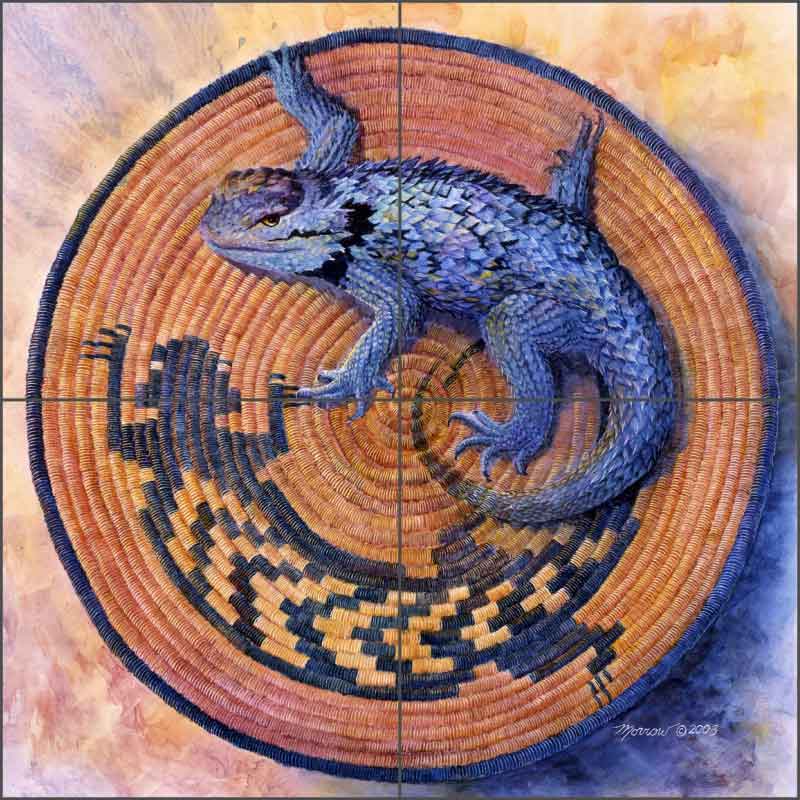 Tail Spin by Kathy Morrow Ceramic Tile Mural - RW-KM013