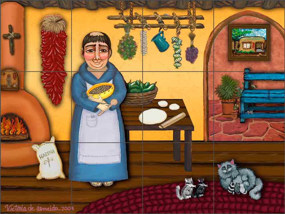 San Pascual's Kitchen II by Victoria de Almeida RW-VAA005