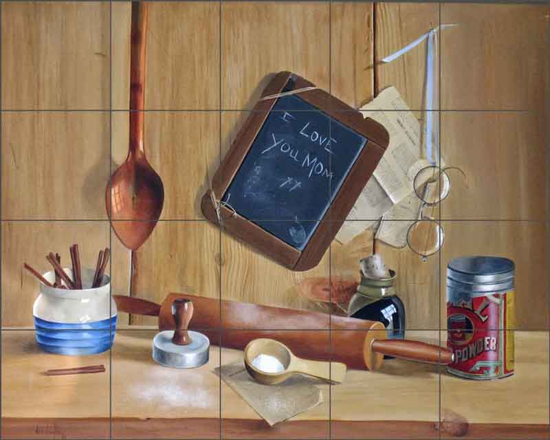 Lil' Chef by Verdayle Forget Ceramic Tile Mural VFA022