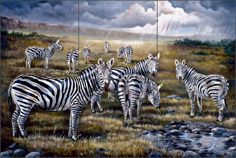 Serengeti by Verdayle Forget Ceramic Tile Mural - VFA031